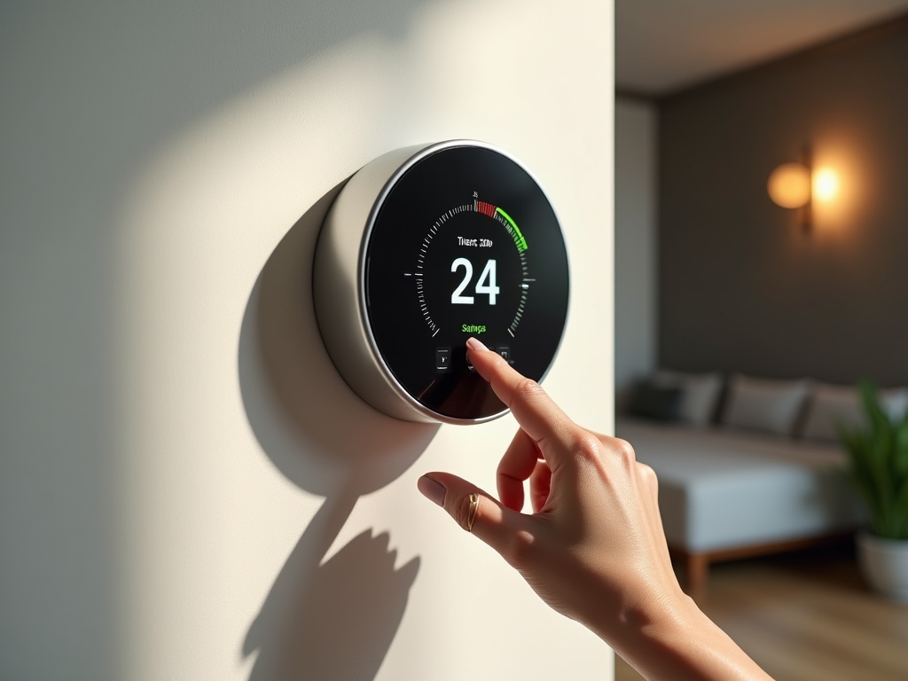 Modern smart thermostat